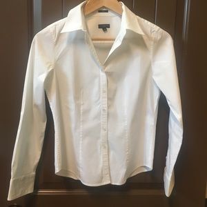Talbots white dress shirt
